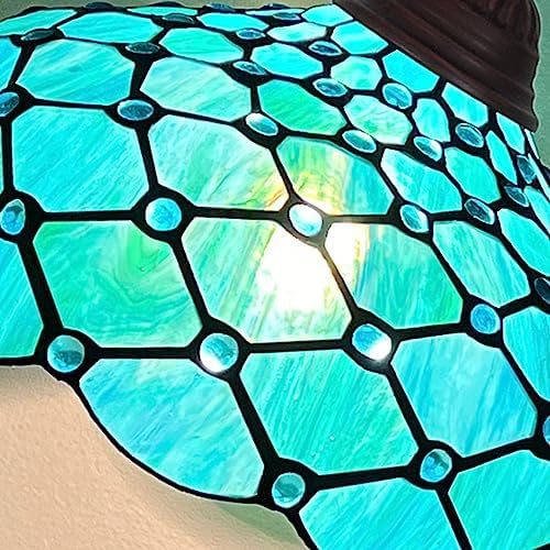 Capulina Tiffany Floor Lamp with Adjustable Angle