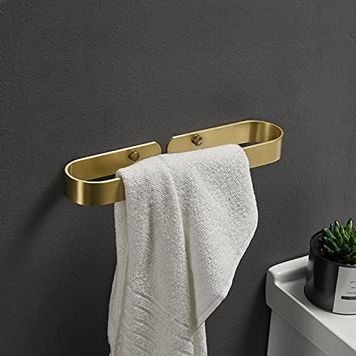 BOCbco Towel Rail 30Cm Wall Mounted Brushed Gold