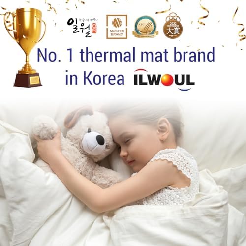 ILWOUL Heated Mattress Pad with 5 Heat Settings and Dual-Zone Control