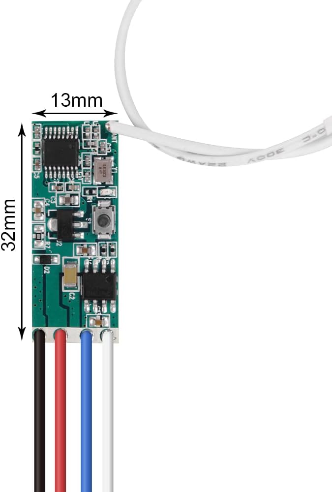 RODOT 12V DC Motor Controller with RF Remote