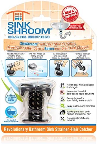 SinkShroom Chrome Drain Hair Catcher Protector