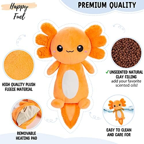 Happy Fuel Axolotl Microwavable Heating Pad 1