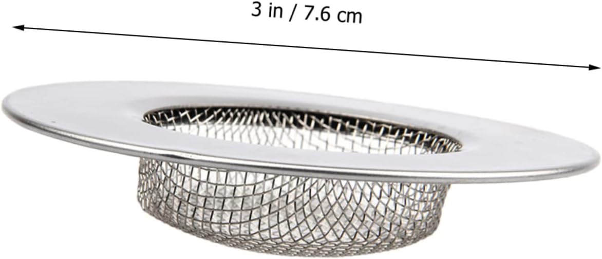ARTIBETTER 3-Pack Drain Hair Catcher for Bathroom Sink and Shower