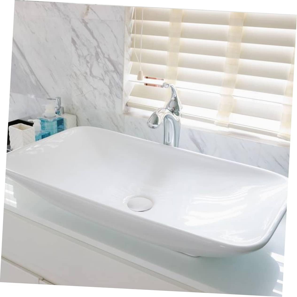 DIYEAH Zinc Alloy Pop Up Drain Cover for Tub and Sink