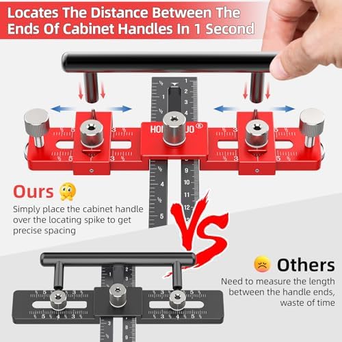 Enhanced Cabinet Hardware Jig for Handles and Pulls
