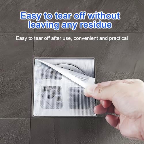 Kleeblatt 50pc Disposable Drain Covers for Shower and Bathtub