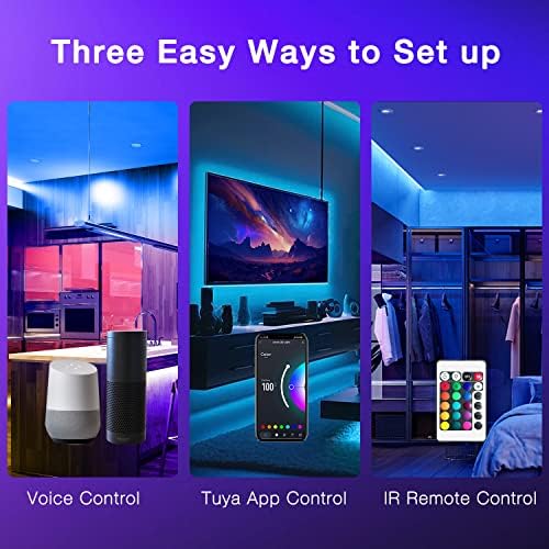 DAYBETTER Smart WiFi LED Strip Lights 100ft