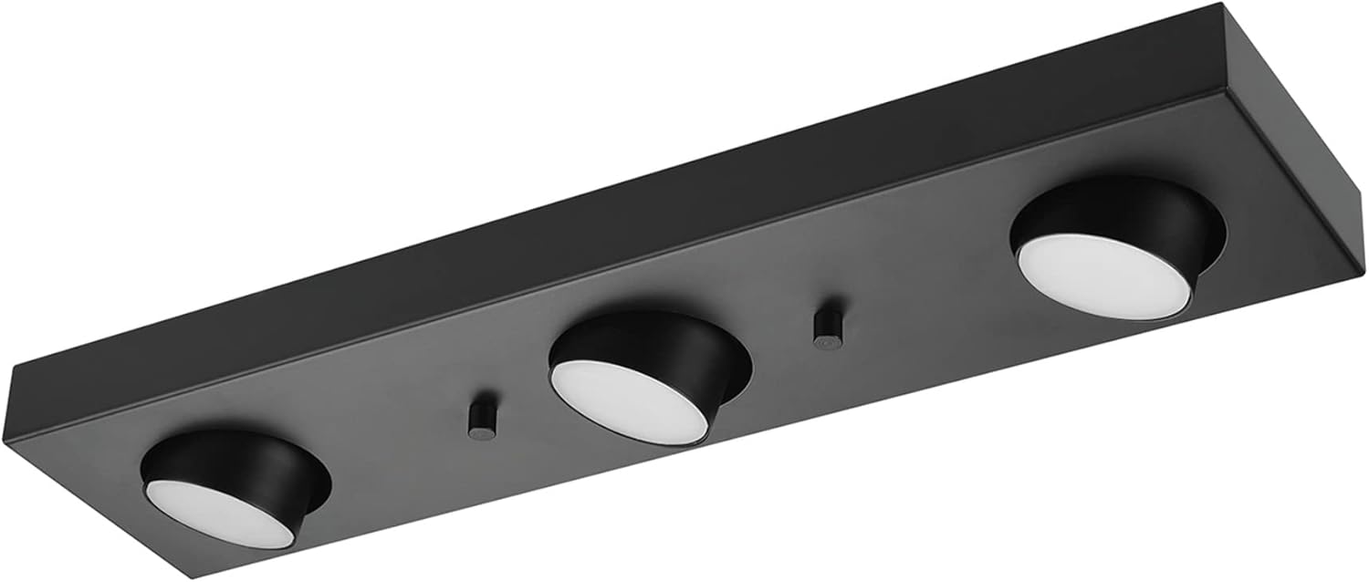 Globe Electric 3-Light LED Track Light in Matte Black