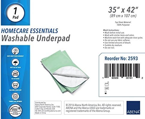 Abena Essentials Washable Underpads 35x42 Inches