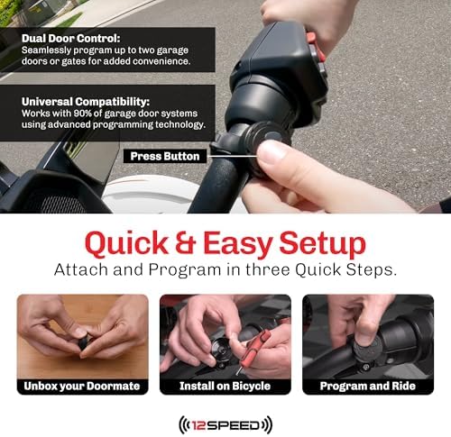 12speed Doormate 2 Garage Door Opener for Bicycles