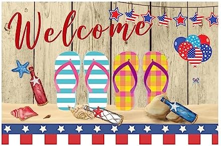Independence Day Flip Flops Wall Decals for Home Decor