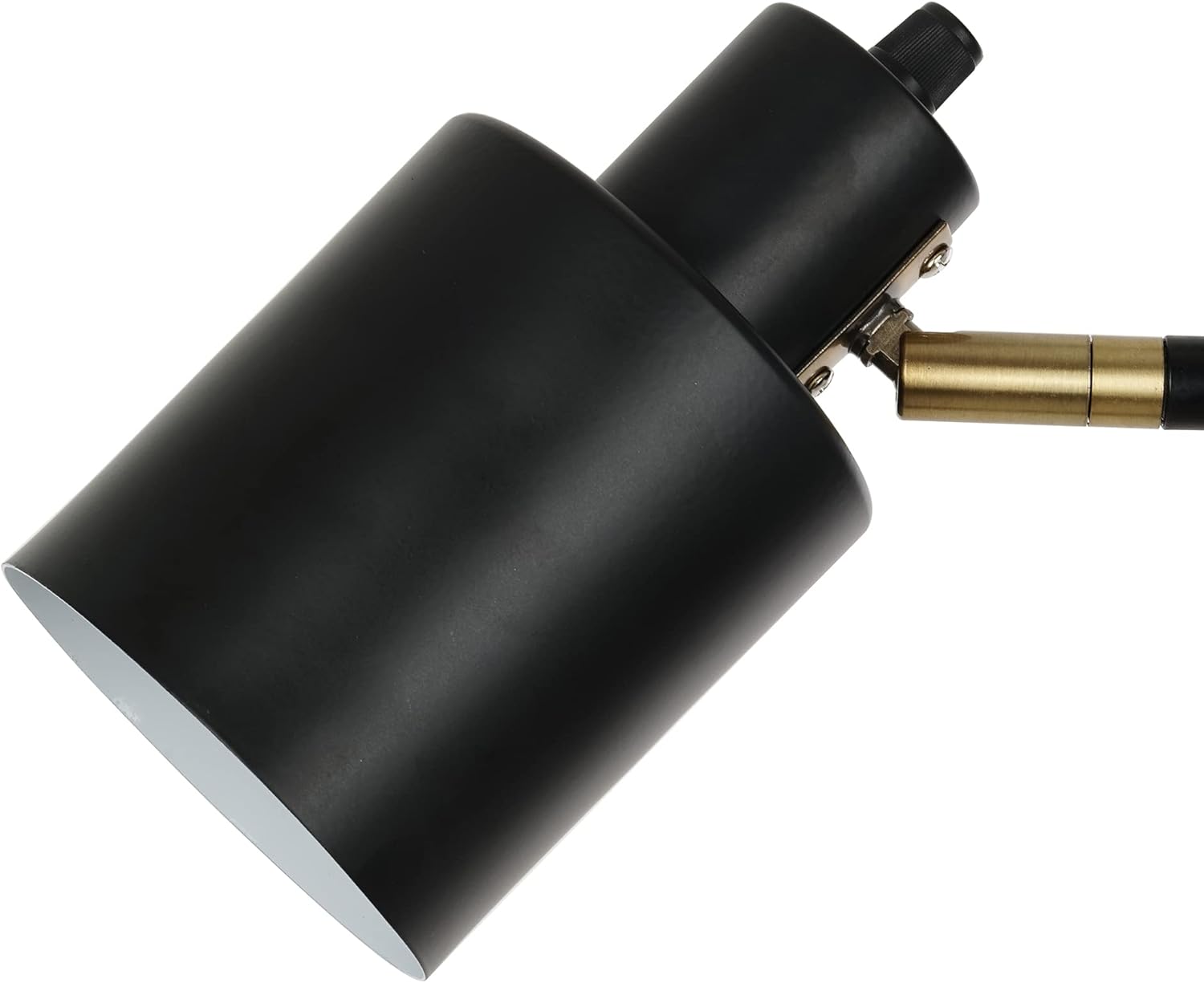 Catalina 23247-001 Modern Floor Lamp 66 Black with Metal Shades