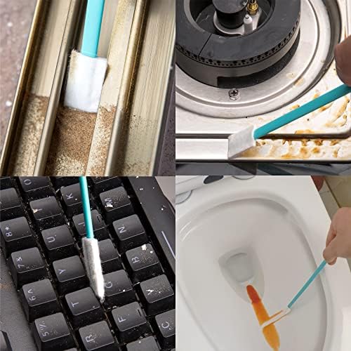 100PCS Disposable Crevice Brush Tool Kit Blue