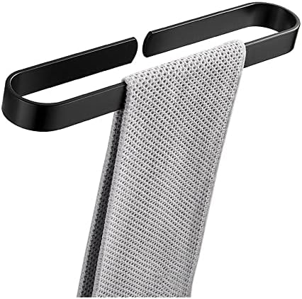 TYZK 30cm Black Wall Mounted Towel Bar