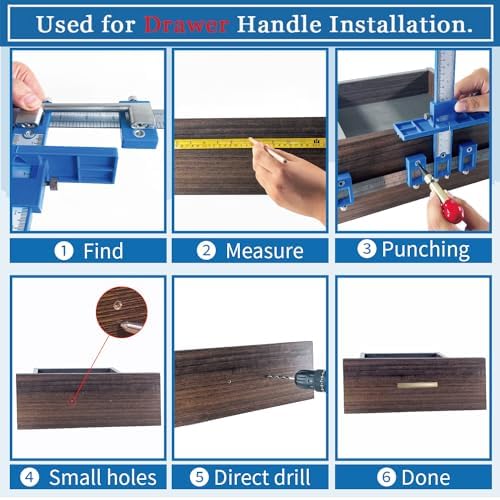 KingCharles Cabinet Hardware Jig Perfect Set 1