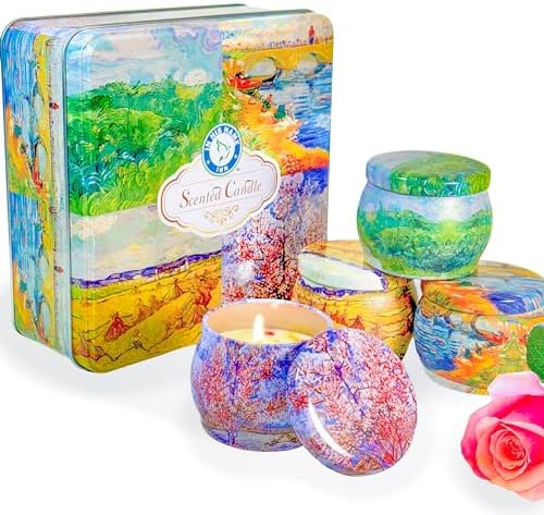 In His Name Soy Candles Gift Set 4 Pack Autumn