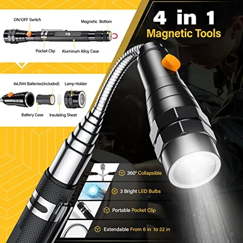 Dream Master Telescoping Magnetic Pick Up Tool Kit for Men