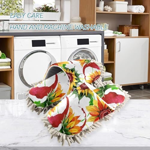 Sinestour Wildflower Mop Slippers for Floor Cleaning