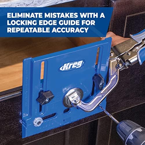 KREG KHI-Pull Cabinet Hardware Jig - Durable Drill Guides for Cabinet Handles