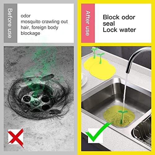 MoriAction Floor Drain Cover 14x14cm Silicone Hair Catcher