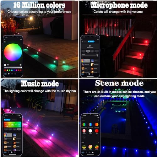 Sumaote Smart LED Deck Light Kit 20-Pack