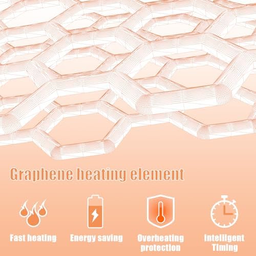 Graphene Heated Mattress Pad Queen Size 3s Rapid Heat