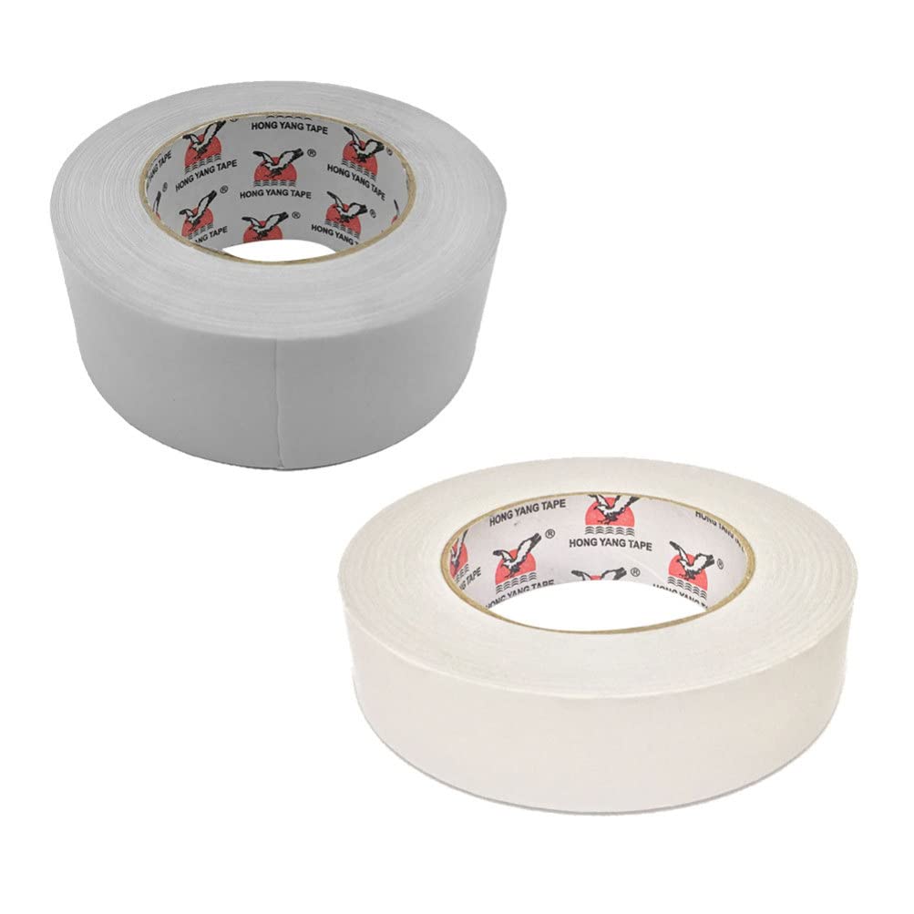 Ciieeo 2 Pcs Heavy Duty Carpet Tape for Stairs and Area Rugs