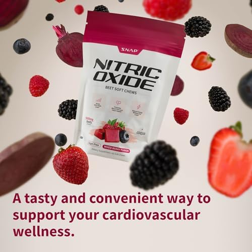 Snap Supplements Beetroot Chews for Nitric Oxide Boost