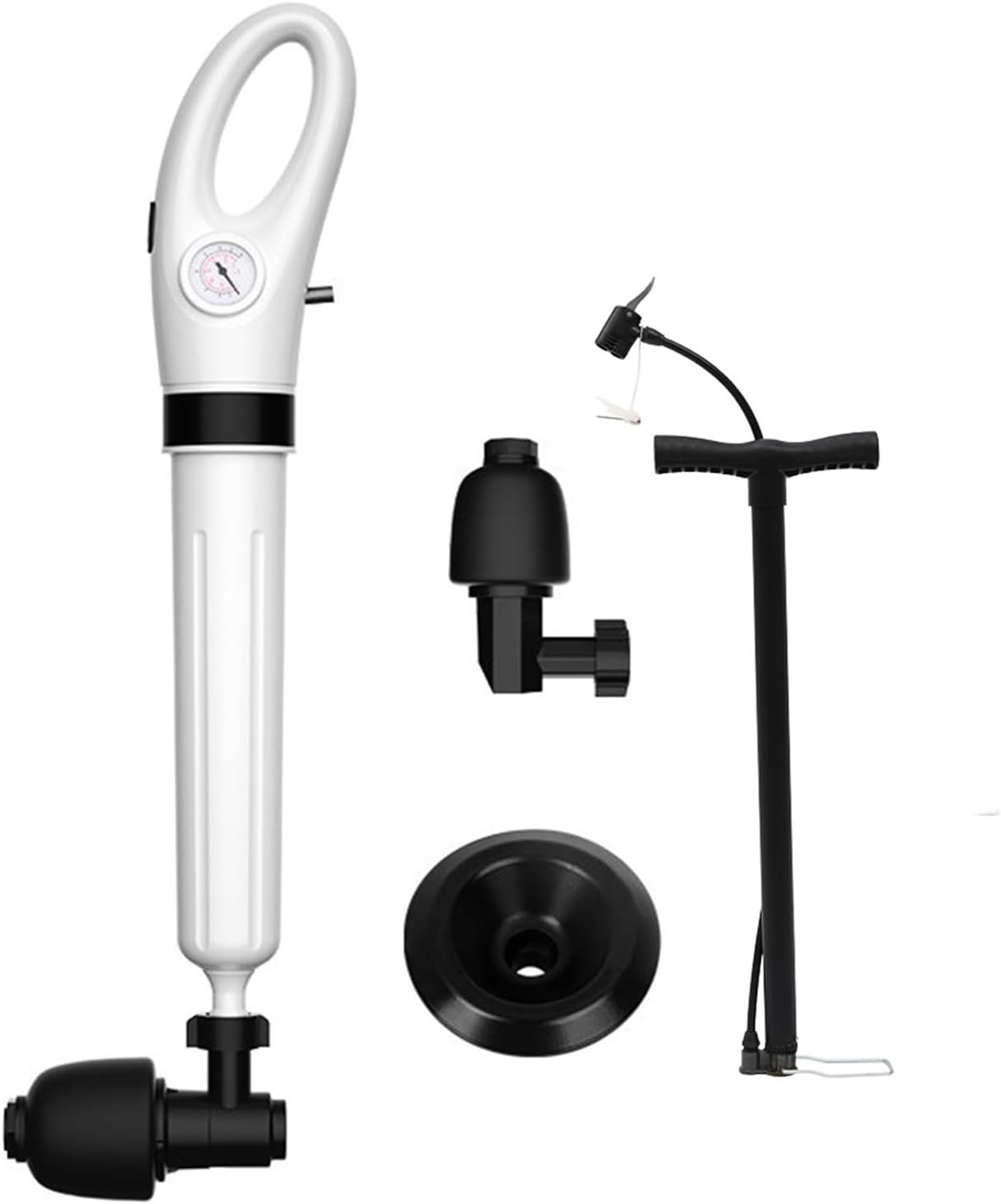 Honrane Ergonomic Toilet Plunger with Balloon Seal