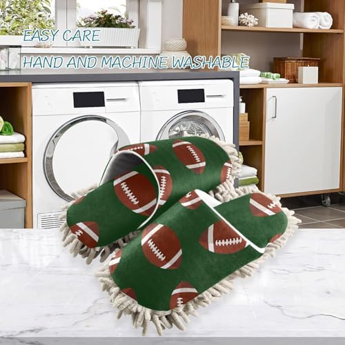 Sinestour Brown Mop Slippers for Floor Cleaning