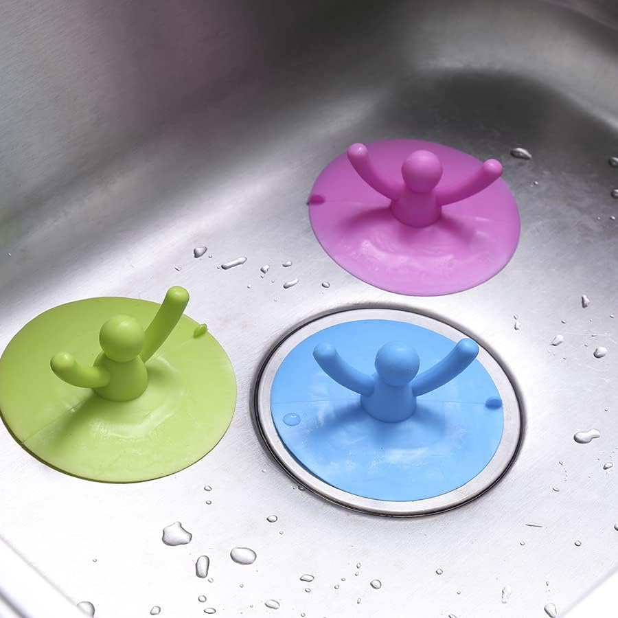 AKOAK Green Human-Shaped Floor Drain Plug 1
