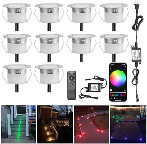 Sumaote 10pcs WiFi Smart LED Deck Light Kit 1