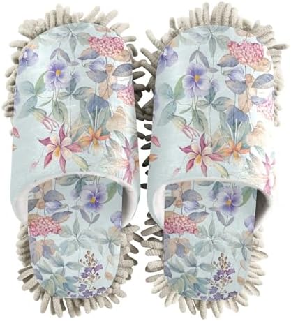 Kigai Microfiber Slippers - Lily Flower Design Size L