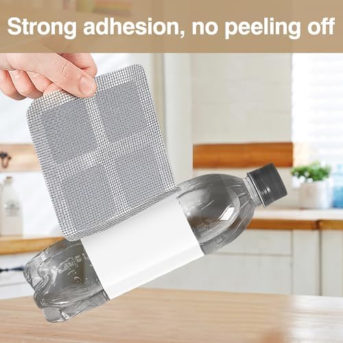12Pcs MENKEY Disposable Shower Drain Cover with Square Mesh Design