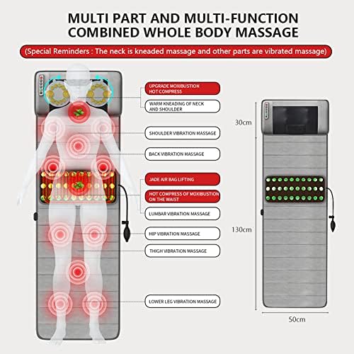 ENKUODE Full Body Massage Mat with Heat