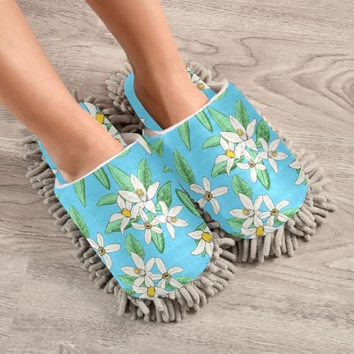 Kigai Microfiber Slippers with Floral Spring Pattern
