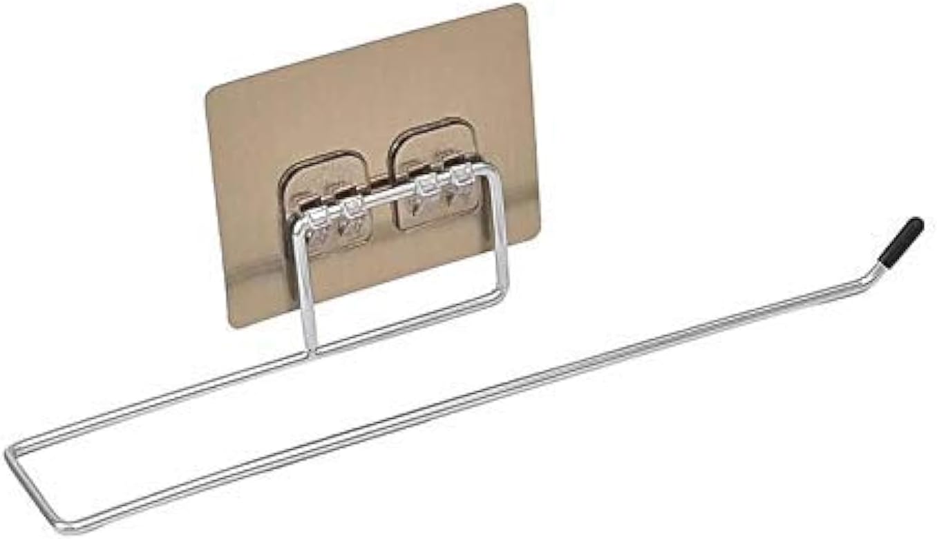 XENOTY Stainless Steel Towel Bar with Magic Adhesive Pad