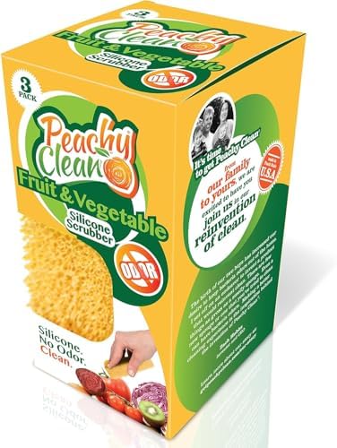 Peachy Clean Silicone Scrubber Set of 3