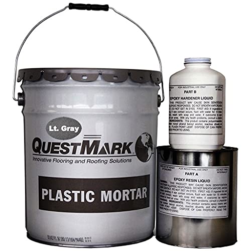 QuestMark 2105 Epoxy Floor Patch 5 Gallon Light Gray