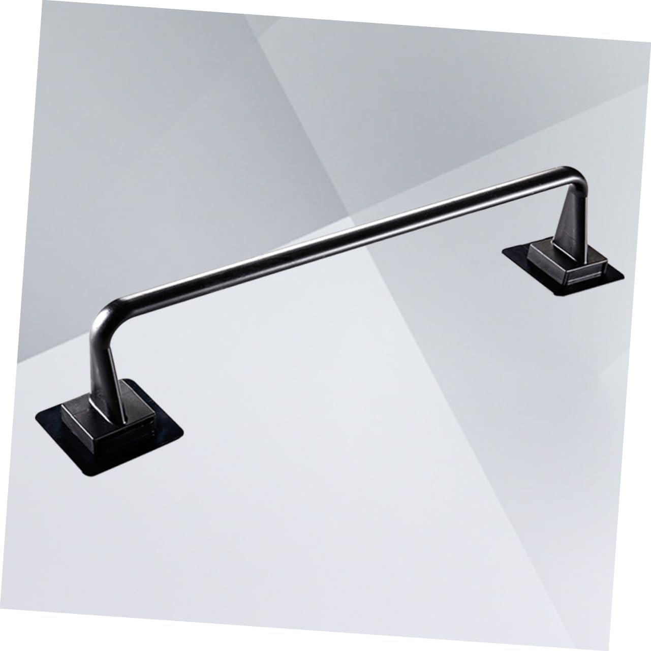 Heavy Duty No Drill Plastic Towel Bar Black