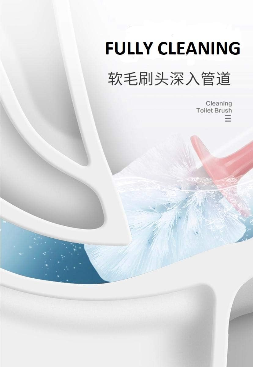 HomeCloud Toilet Brush with Holder and Drip Tray