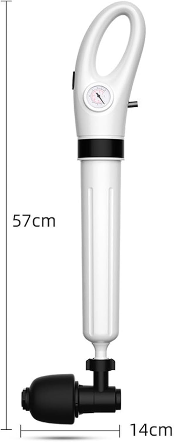 Honrane Ergonomic Toilet Plunger with Balloon Seal
