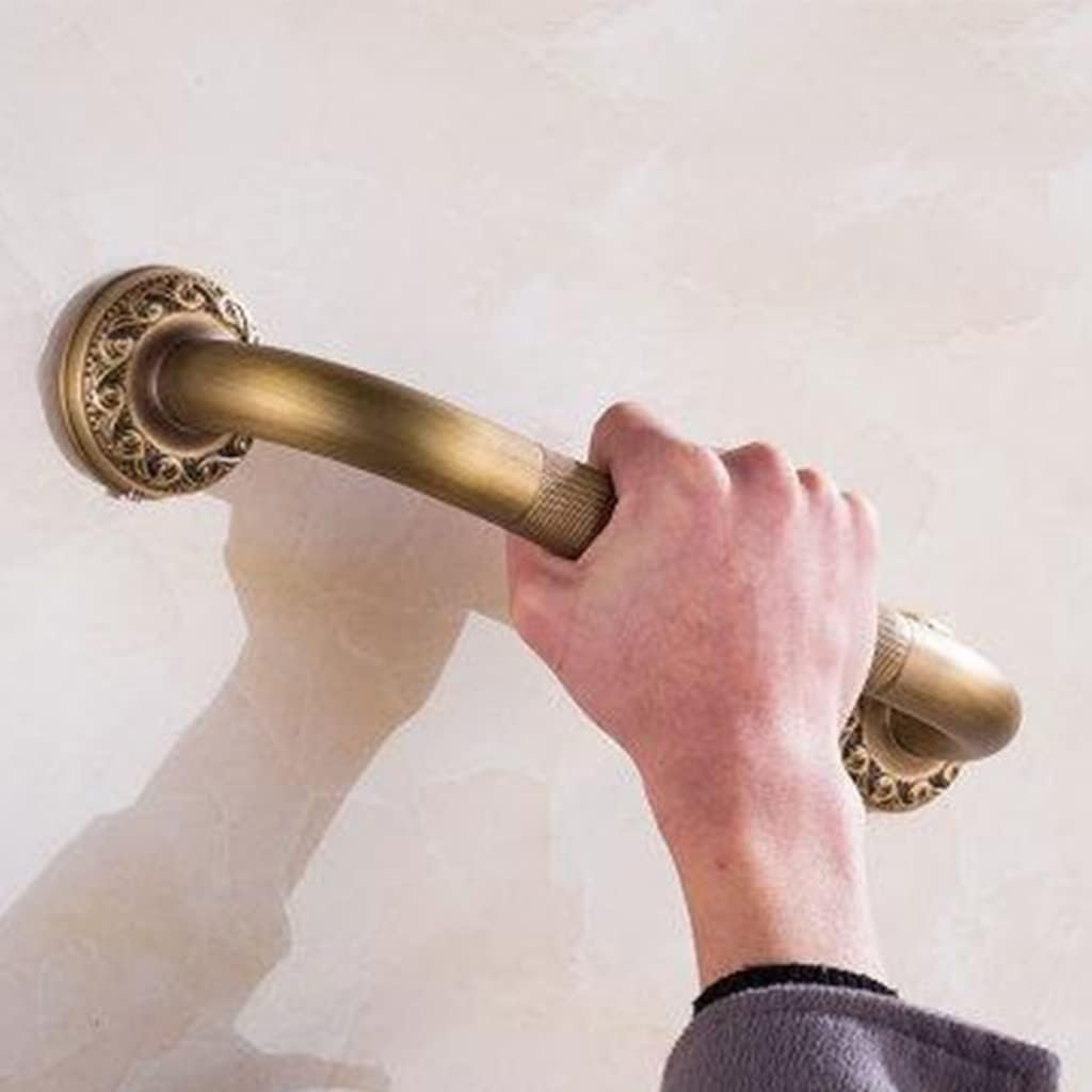ANNBKA Towel Bar Bronze Brass 30cm Bathroom Tub Handrail Grab Bar