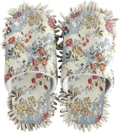 Kigai Microfiber Slippers with Flower Pattern