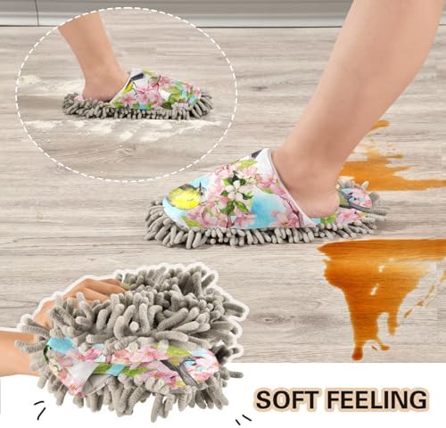 Sinestour Microfiber Mop Slippers for Floor Cleaning