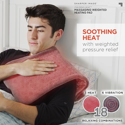 Calming Comfort Weighted Heat Massage Pad
