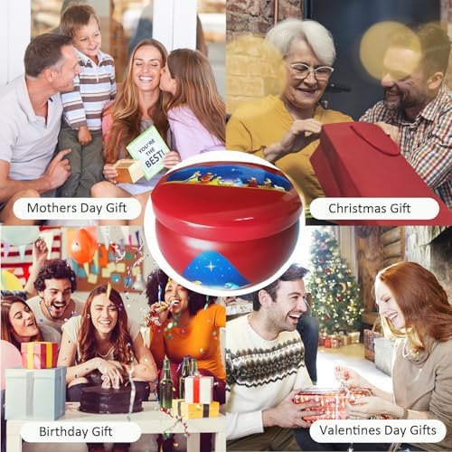 YouLain Nativity Scene Scented Candles 4-Pack