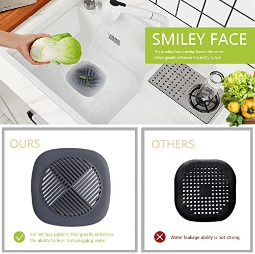Couidl Hair Catcher Shower Drain Cover 55 Inch 2 Pack