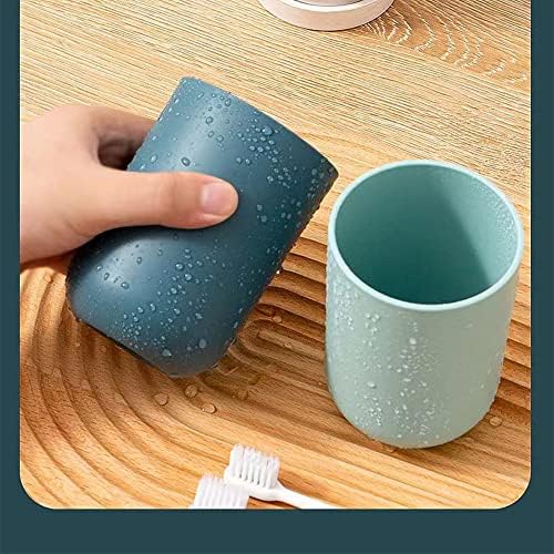 RabyLeo 2-Piece Toothbrush Cup Set for Students