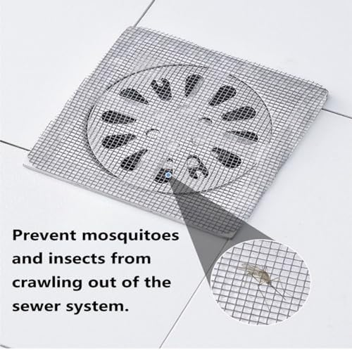 4 X 4 Disposable Hair Catcher Drain Sticker